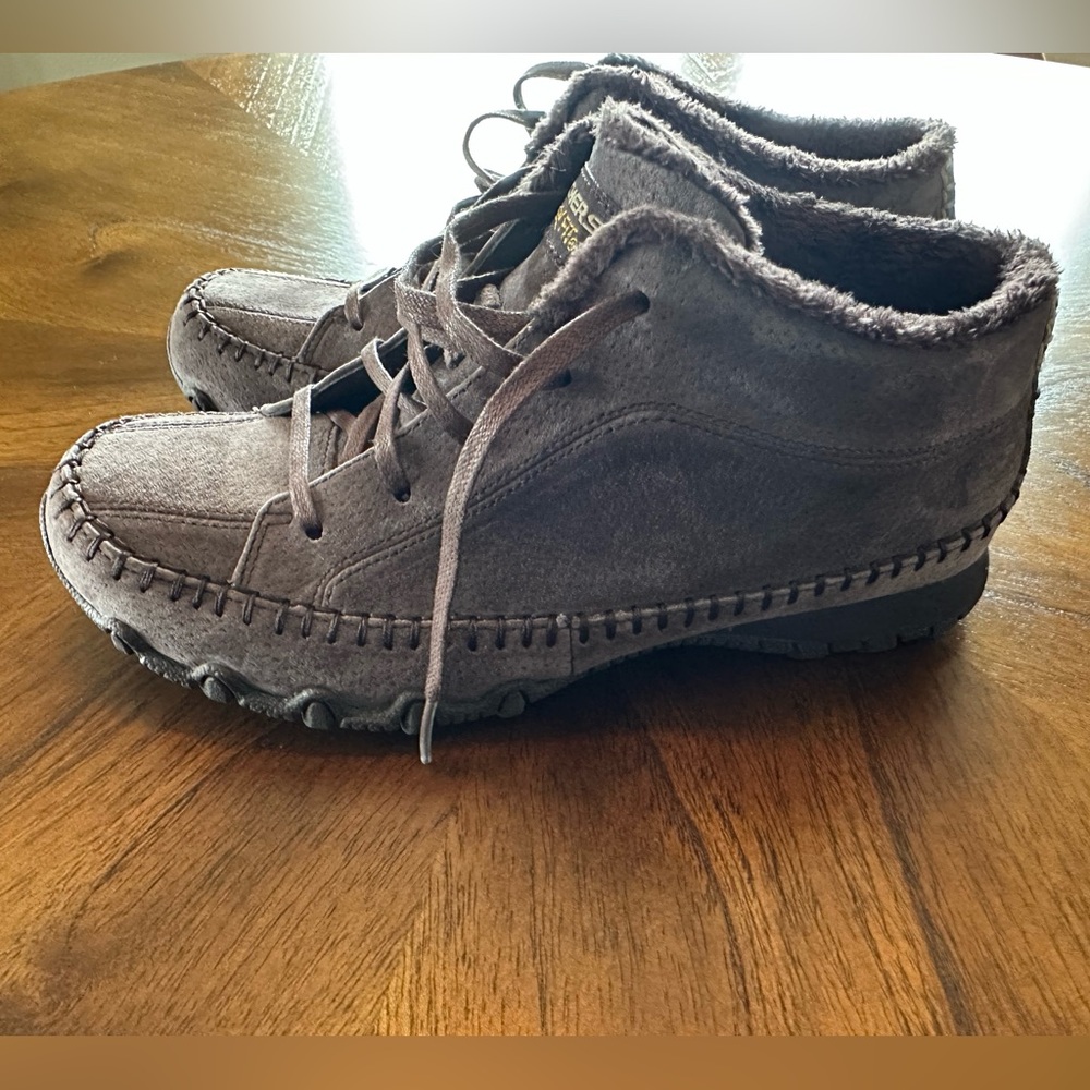 Skechers Bikers-Totem Pole Chukka Ankle Boots Chocolate